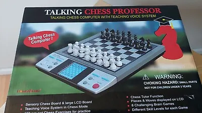 Talking Chess Professor PowerBrain Teaching Voice System Checkers Read New • $50