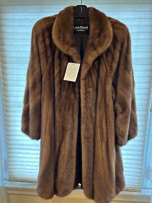 $12500 Maximilian Natural Wild Mink Fur Coat Women's Size 6/00273 • $4500