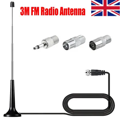 £8.58 • Buy DAB Radio Aerial For Hifi System Indoor 3M FM Antenna For Tuner Stereo Amplifier