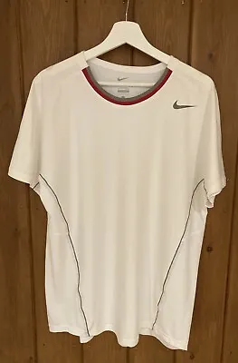 Rafael Nadal Nike Tennis Shirt. Wimbledon 2013 Shirt In Size LARGE • £45