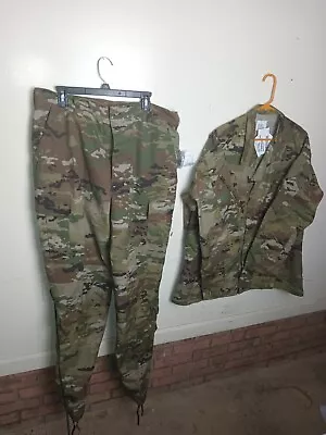 US Army Multicam OCP JACKET AND TROUSERS LARGE XLONG SET • $85