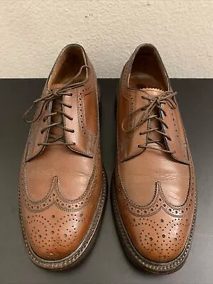 $90 • Buy Vintage Florsheim Imperial Brwn Oxford Longwing 93602 V Cleat 5 Nail Sz 7 EEE