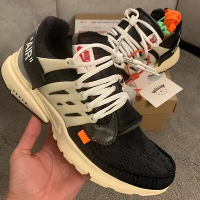 BNIB Nike Air Presto Off-White OG Top 10 (2017) AA3830-001 UK 10 / US 11 / EU 45 • £2250