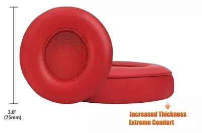 Replacement Ear Pads For Beats By Dr. Dre Solo 2 / 3 Wireless Headphone RED AU • $43.99