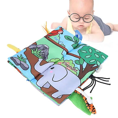 Educational Cloth Book Cloth Book High Density Fabric For Baby Infant Playing • £10.27