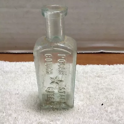 Vintage Early 1900s Polar Star Cough Cure Syrup Cork Top Bottle • $9.95