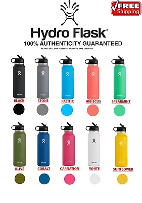 $18 • Buy SALE Hydro Flask Vacuum Sealed Steel Insulated Coffee Cup Travel Mug Straw 40oz