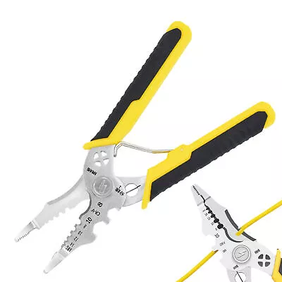 8 In 1 Wire Splicer Cable Stripper Crimping Cutting Electrical Tool Multipurpose • $15.28