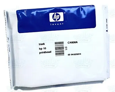 $14.99 • Buy Genuine HP 10 Black Printhead HP Printer 2000C 2500C HP DesignJet Color Pro