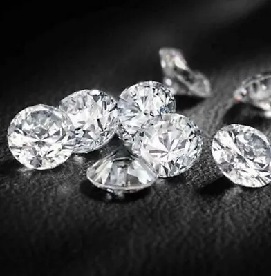 Loose CVD Lab-Grown Diamond 4.00 Mm Round D To  - IF Certified Diamond 5 Pcs Lot • $0.99