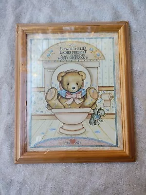 Vintage 1996 Figi Graphics Bathroom Wall Decor • $30