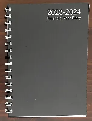 $14.97 • Buy 2023 - 2024 Financial Year Diary Black Cover A5 WEEK TO VIEW