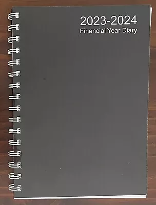 $14.97 • Buy 2023 - 2024 Financial Year Diary Black Cover A5 WEEK TO VIEW