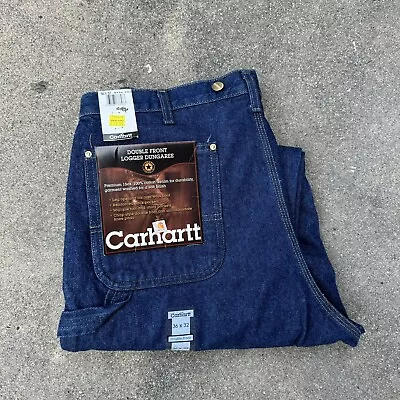 Vintage Carhartt Double Knee Work Pants Jeans Deadstock Denim 36x32 90s Detroit • $125