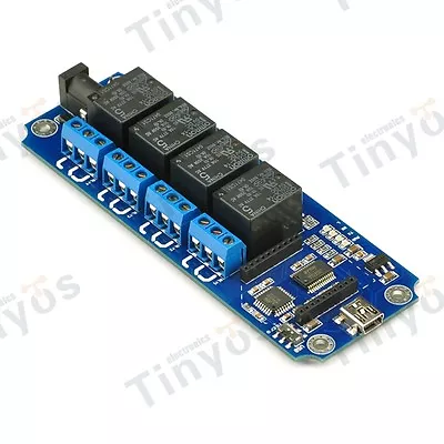 4 Channel USB/Wireless Relay Module -TOSR04(Xbee Bluetooth And WIFI Extension) • $29.99