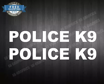 Police K9 Unit Dog Decal Sticker 2X Decals Stickers Law Enforcement • $4.99