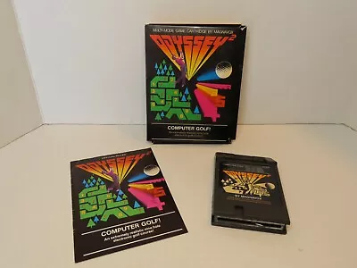 Magnavox Odyssey 2 Computer Golf! 1978 Video Game Used Box Cartridge Manual  • $19.99