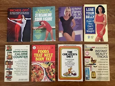 Lot Of 8 Vintage Globe Dell Mini Mag Purse Books - Exercise Diet Beauty Books • $18