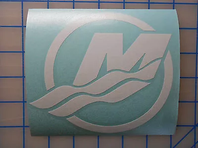 Mercury  M  Logo Sticker Decal 4  5.5  7.5  Verado Outboard Carbs Prop 4 Stroke  • $2.99