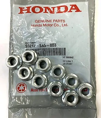Genuine OEM Honda Exhaust Nut (pack Of 10) 90212-SA5-003 (10 Mm Thread) • $11.99