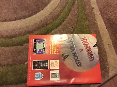 1996 Fa Cup Semi Final Aston Villa V Liverpool E1 • £3.49