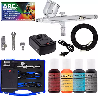 Master Airbrush Cake Decorating Airbrushing System Kit With A Set Of 4 Food Feed • $78.30