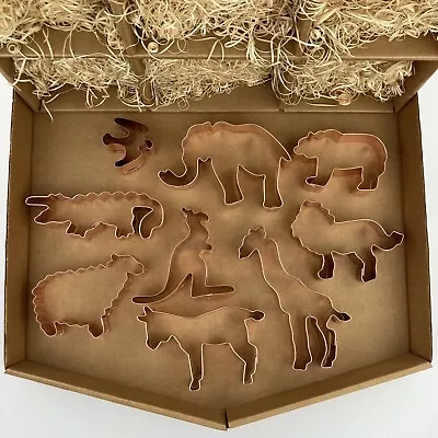 Noah’s Ark Cookie Cutter Kit Martha By Mail Set #1 Martha Stewart Copper Vintage • $99.95