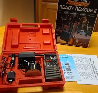 Vintage NOS Midland Emergency Ready Rescue II Ultra Compact 40 Channel CB Radio • $34.99