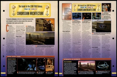 £1.49 • Buy Cardassian Architecture - The Cardassian Union - Star Trek Fact File Page