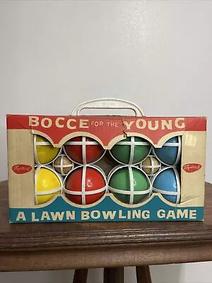 Vintage Bocce For The Young  SportCraft Lawn Bowling Game Made In France • $27.99