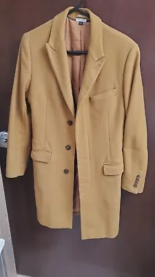 J Crew Ludlow Camel Topcoat Overcoat 36R Thinsulate • $125