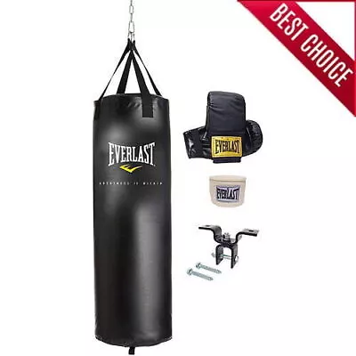 70 Lbs. Heavy Bag Kit Punching Boxing Bags Exercise Fitness Martial Arts Sports • $125.49