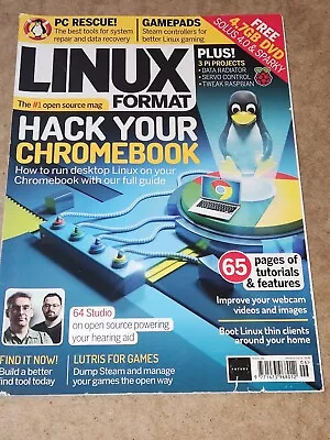 Linux Format Hack Your Chromebook ISSUE 250 JUNE 2019 + DVD • £4.99