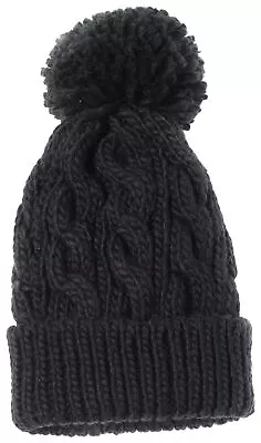 Atano Mens Cable Knit Bobble Hat • £5.99