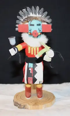 Native American Handmade Early Morning Singer Talavai Kachina Doll 7” Tall Sign • $29.20