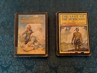 Lot Of 2 N. C. Wyeth Color Illus Classics Last Of The Mohicans & Kidnapped • $9