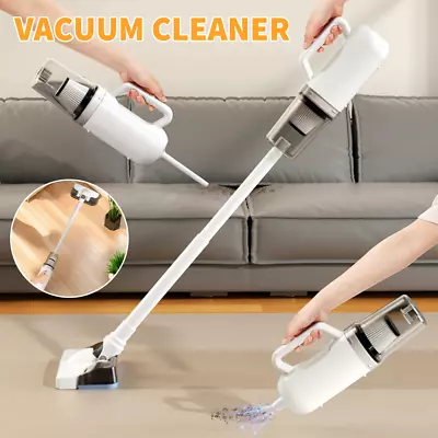 Cordless Vacuum Cleaner Wireless Hoover Upright Lightweight Handheld Bagless Vac • £22.99