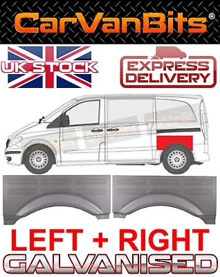 For Mercedes Vito Viano W639 03-10 Swb Lwb Xlwb Repair Panel Rear Top Wheel Arch • $85.79