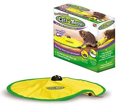 Cat's Meow- Motorized Wand Cat Toy Automatic 30 Minute Shut Off 3 Speed  • $26.71