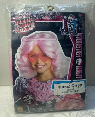 Rubies Monster High Viperine Gorgon Child's Wig With Headpiece Age 6+ New • $14.99