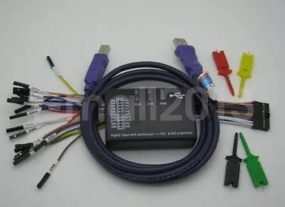 New USB Logic 100MHz 16Ch Logic Analyzer For ARM FPGA • £48