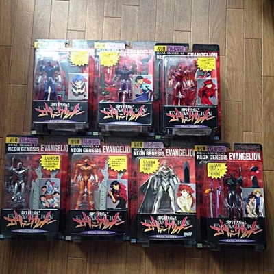 $430 • Buy VTG EVANGELION REAL MODEL FIGURE SET OF 7 (UNSUED) Shinji Asuka Rei EVA