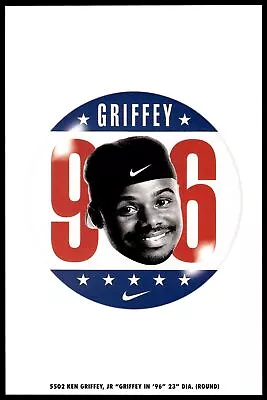 1997 Mini Sample Poster Ken Griffey 96 Seattle Mariners #5502 Rare Promo • $10