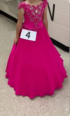 Little Girls Unique Fashion Pageant Dress • $85