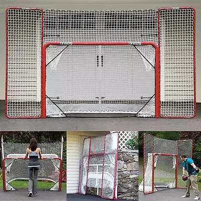 EZ Goal Steel Folding Hockey Goal With Backstop & Targets • $180.81