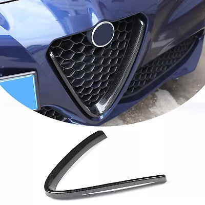 V Shape Outline Grill Grille Add-On Cover Trim For Alfa Romeo Giulia 2017 -2022 • $63.79