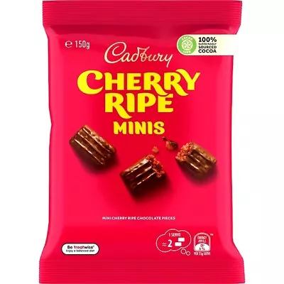 Cadbury Cherry Ripe Minis 150g • $8.90