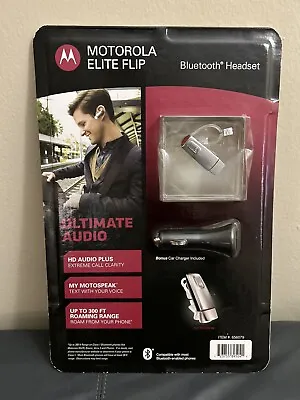 Motorola Elite Flip Bluetooth Headset - Brand New • $74