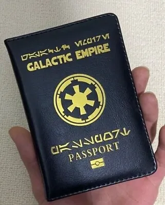 Star Wars Galactic Empire Passport Cover Mandalorian Jedi Yoda Skywalker • $11.50