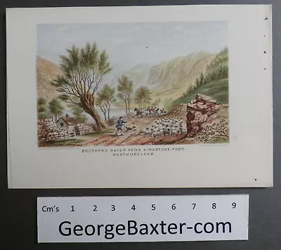 Le Blond Print - Brothers Water From Kirkstone Foot Cumbria 1851 - UK FREE POST • £3.99